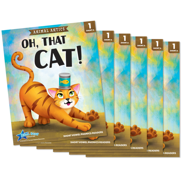 BSE53306 Animal Antics: Oh, That Cat! - Short Vowel a Reader - 6 Pack Image