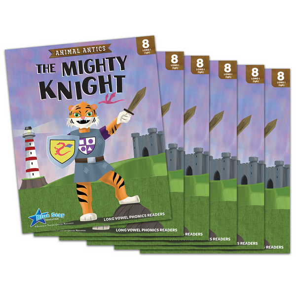 BSE53484 Animal Antics: The Mighty Knight - Long i Vowel Reader - 6 Pack Image