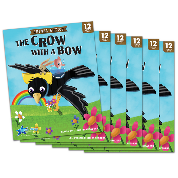 BSE53488 Animal Antics: The Crow with a Bow - Long o Vowel Reader - 6 Pack Image