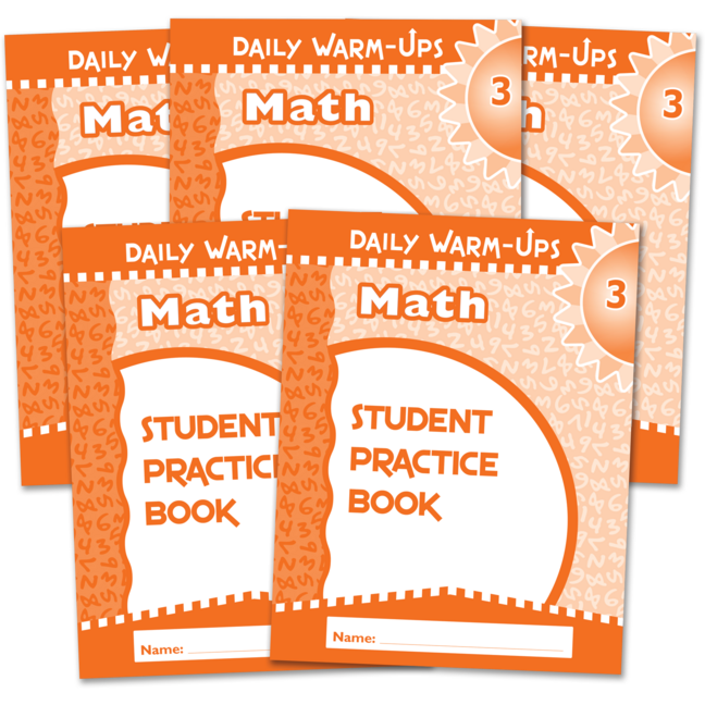 Daily Warm-Ups Student Book 5-Pack: Math Grade 3