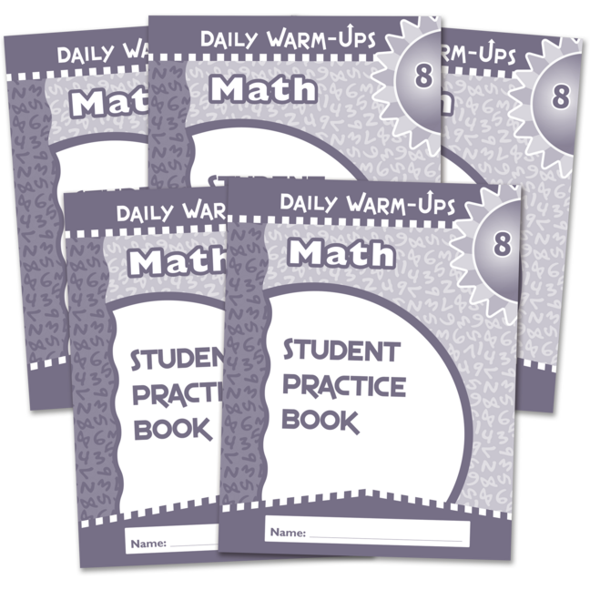 Daily Warm-Ups Student Book 5-Pack: Math Grade 8