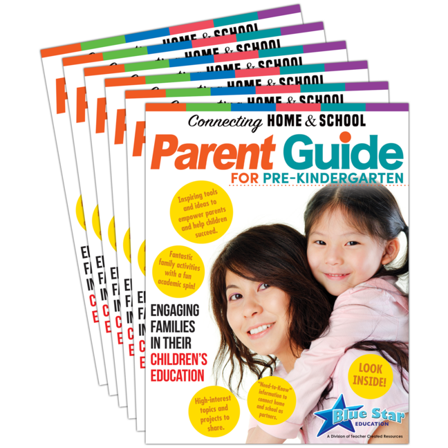 Connecting Home & School Parent Guide Grade PreK 6-Pack: English