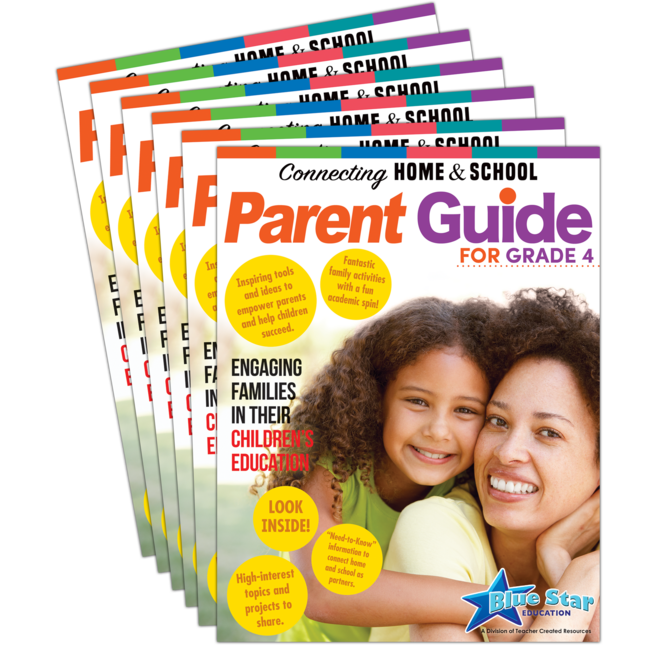 Connecting Home & School Parent Guide Grade 4 6-Pack: English