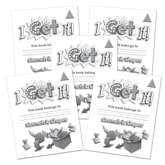 I Get It! Geometric Shapes Student Book-Level 1 5-Pack