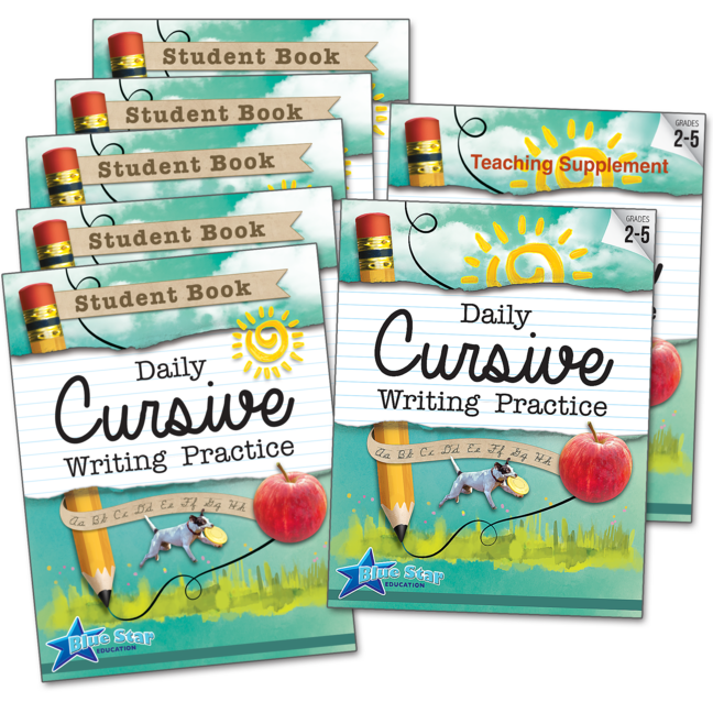 Daily Cursive Writing Practice Grades 2-5 Bundle