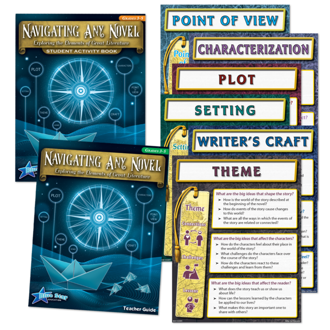 Navigating Any Novel Kit Gr 3-5