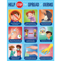 Help Stop the Spread of Germs Chart