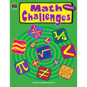 Math Challenges, Grades 5-8 - TCR2965 | Teacher Created Resources