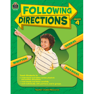Following Directions Grade 4 - TCR8714 | Teacher Created Resources