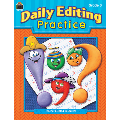 Daily Editing Practice, Grade 3 - TCR3278 | Teacher Created Resources