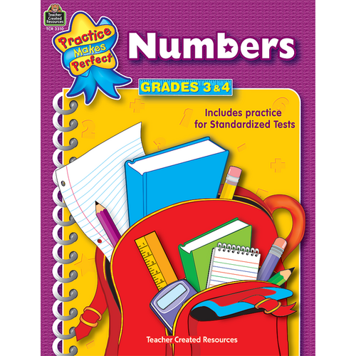 Numbers Grades 34 TCR3310 Teacher Created Resources