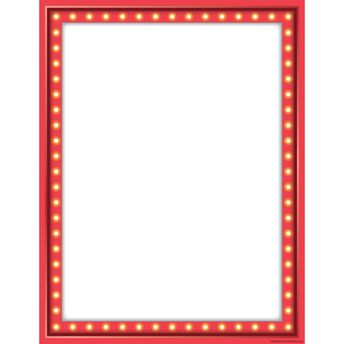 Marquee Blank Chart TCR7530 Teacher Created Resources