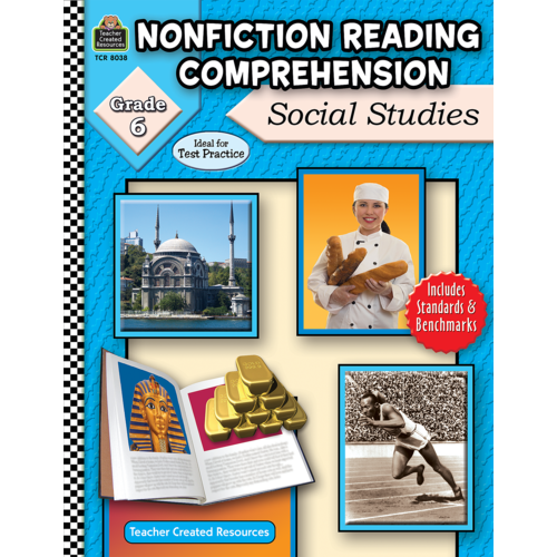 Nonfiction Reading Comprehension Social Studies, Grade 6 TCR8038
