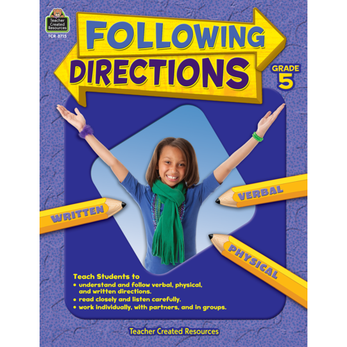 Following Directions Grade 5 - TCR8715 | Teacher Created Resources