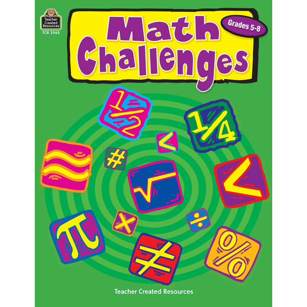 Math Challenges, Grades 5-8 - TCR2965 | Teacher Created Resources