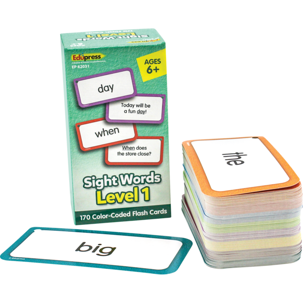 Sight Words Flash Cards - Level 1 - TCR62031 | Teacher Created Resources