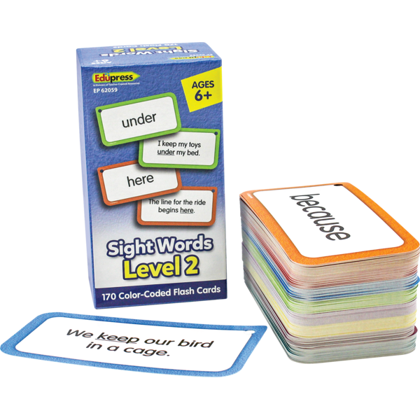 Sight Words Flash Cards - Level 2 - TCR62059 | Teacher Created Resources