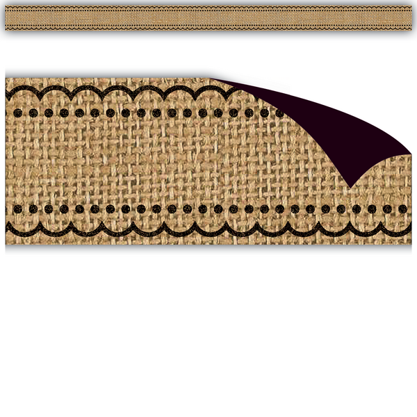 Burlap Border TCR77391 Teacher Created Resources