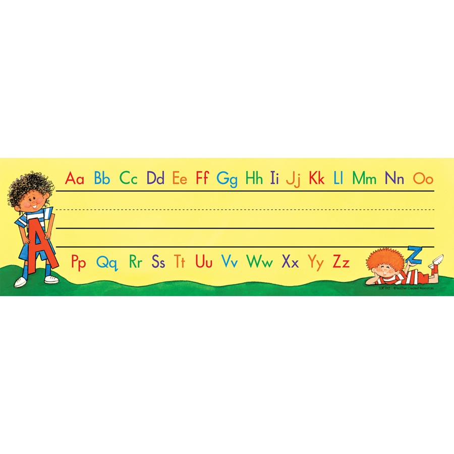 Alphabet Flat Name Plates TCR1112 Teacher Created Resources