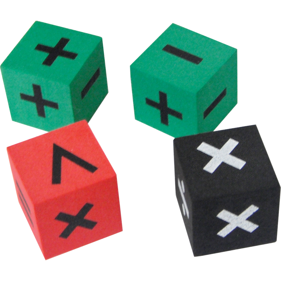 Foam Operations Dice - TCR20605 | Teacher Created Resources