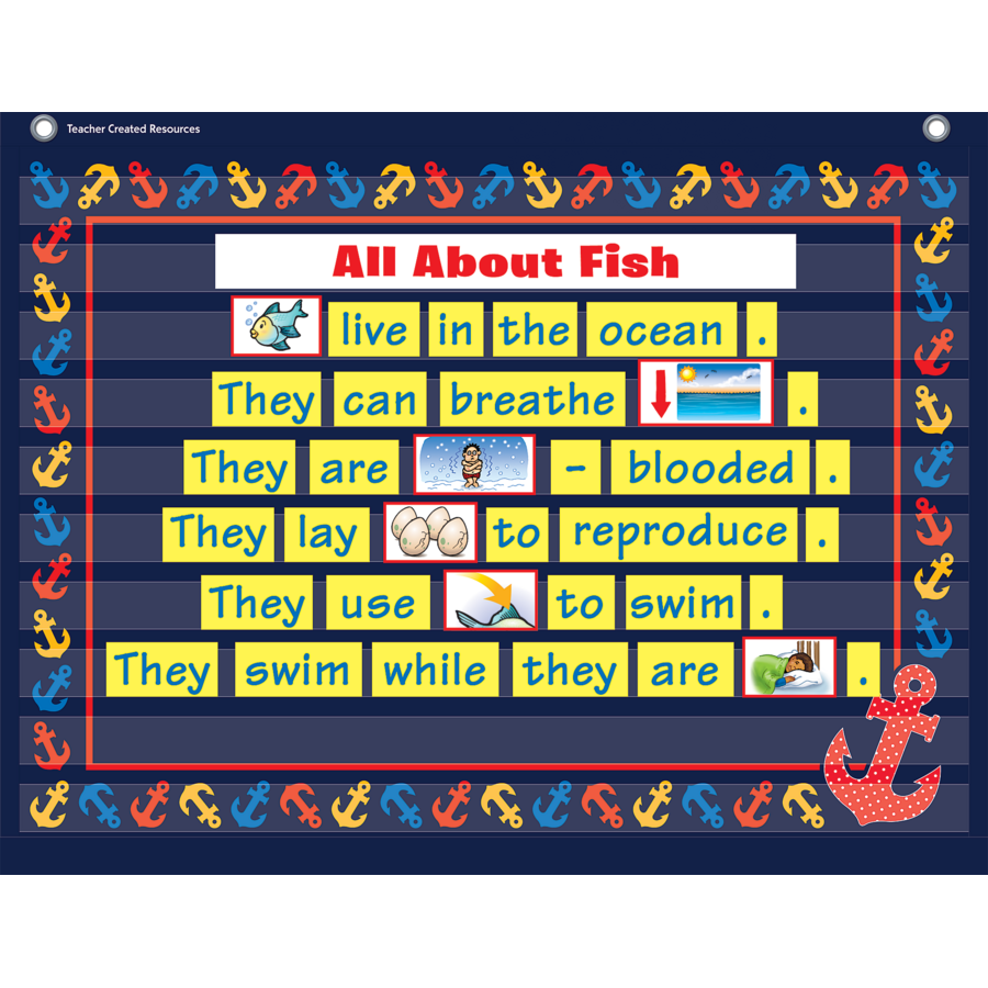 Anchors Mini Pocket Chart TCR20776 Teacher Created Resources