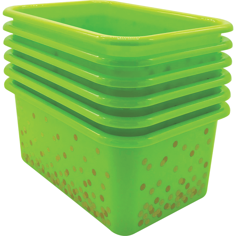 small plastic storage bins with lids