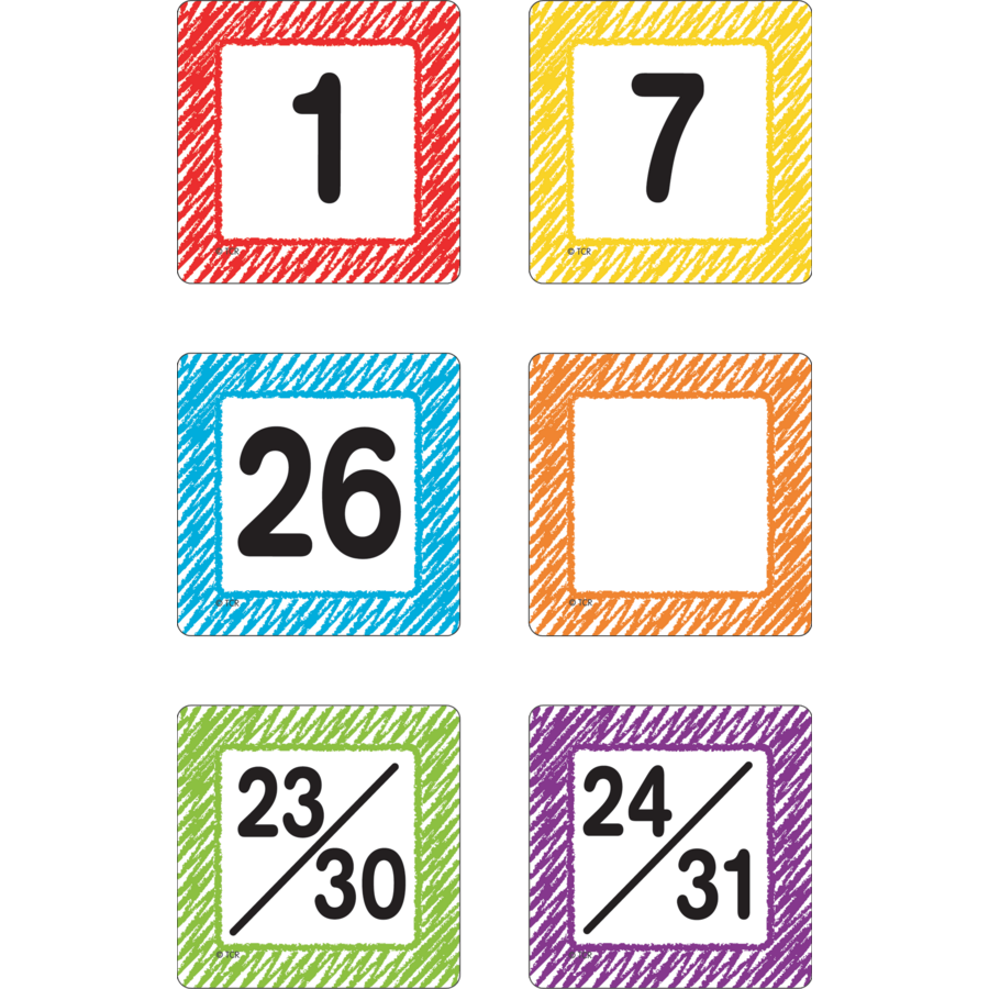 Scribble Calendar Days TCR3426 Teacher Created Resources