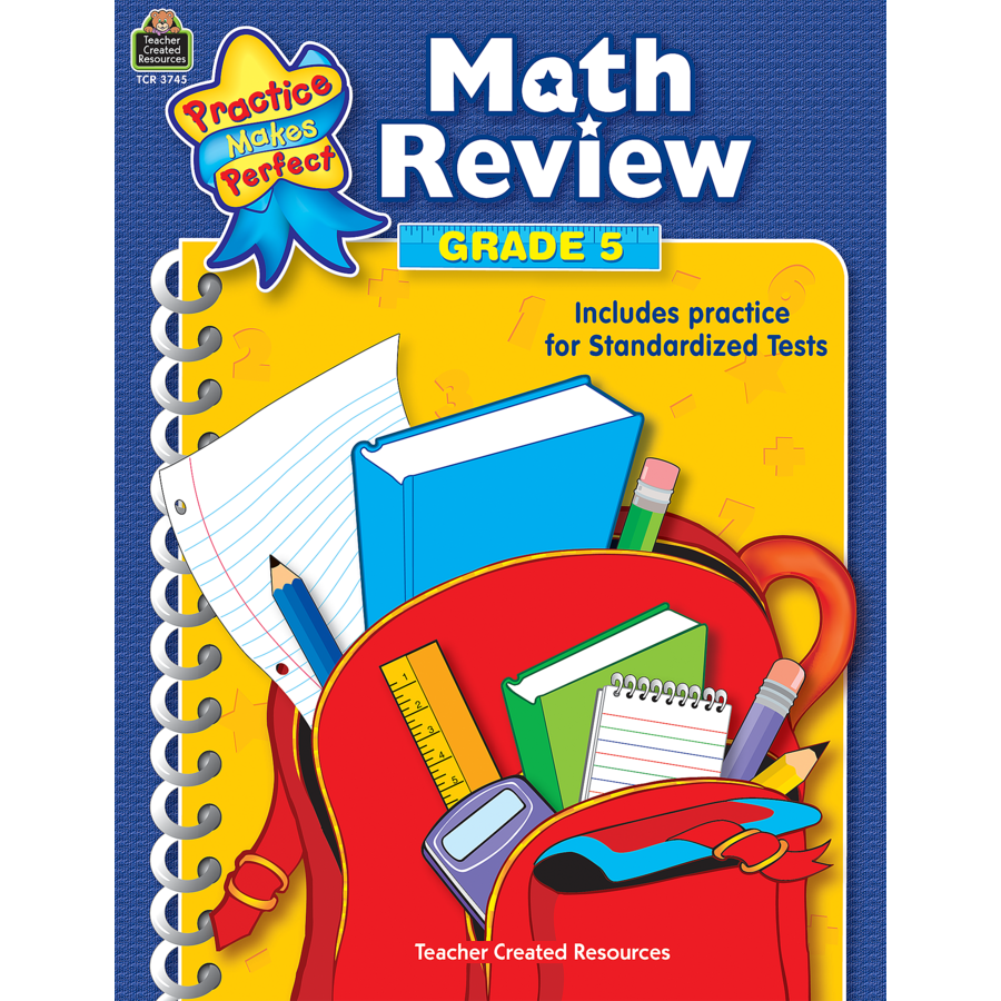 Math Review Grade 5 TCR3745 Teacher Created Resources