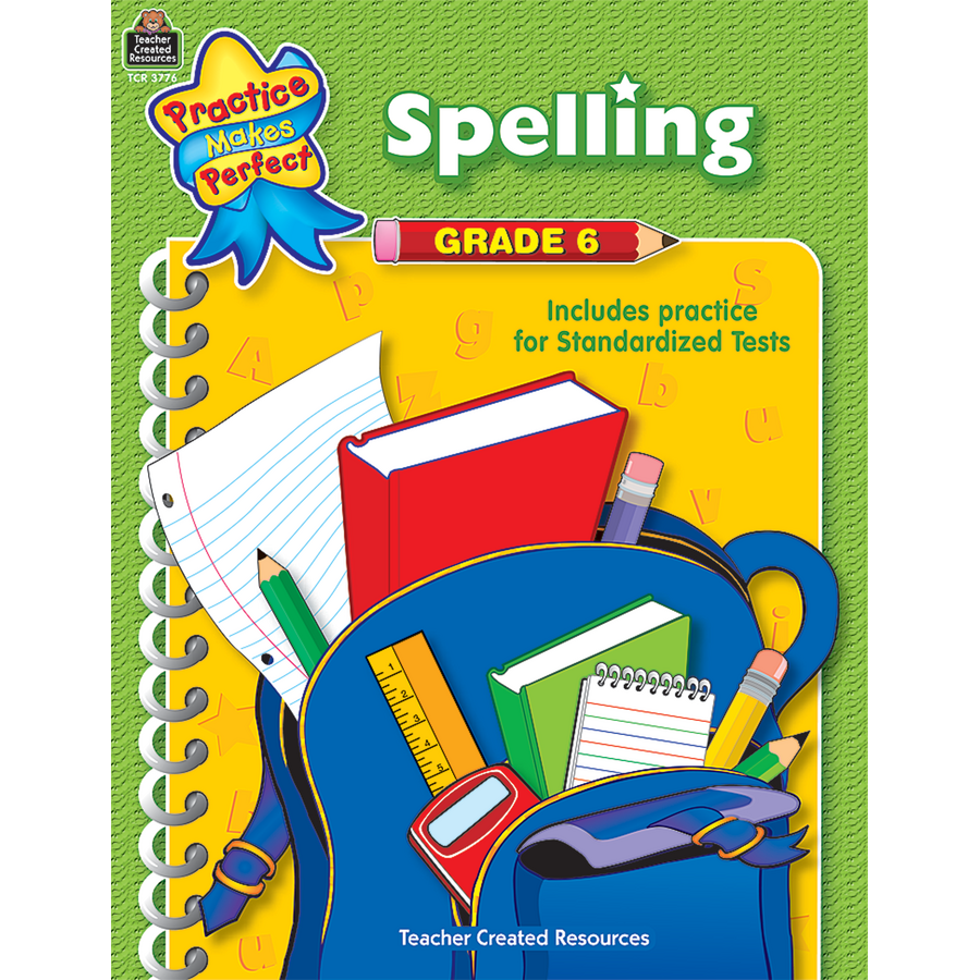 Spelling Grade 6 - TCR3776 | Teacher Created Resources
