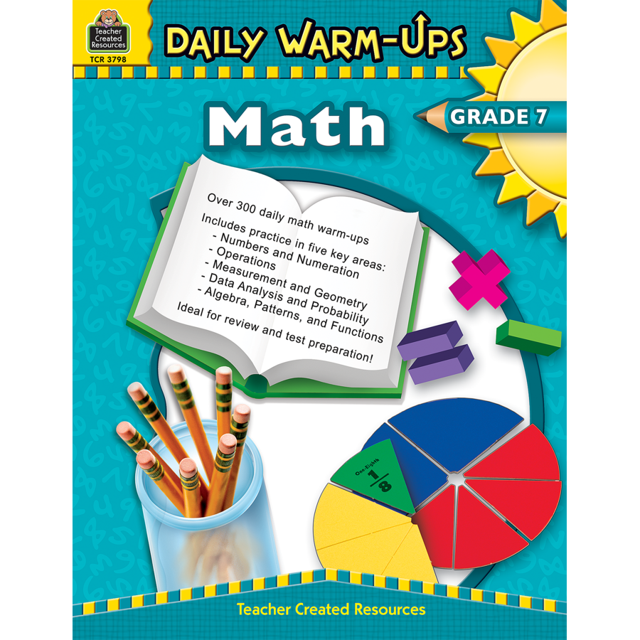 Daily Warm Ups Math Grade 7 TCR3798 Teacher Created Resources