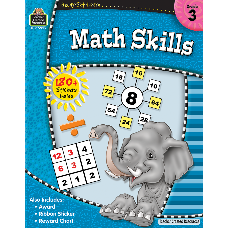 Ready Set Learn Math Skills Grade 3 TCR5922 Teacher Created Resources