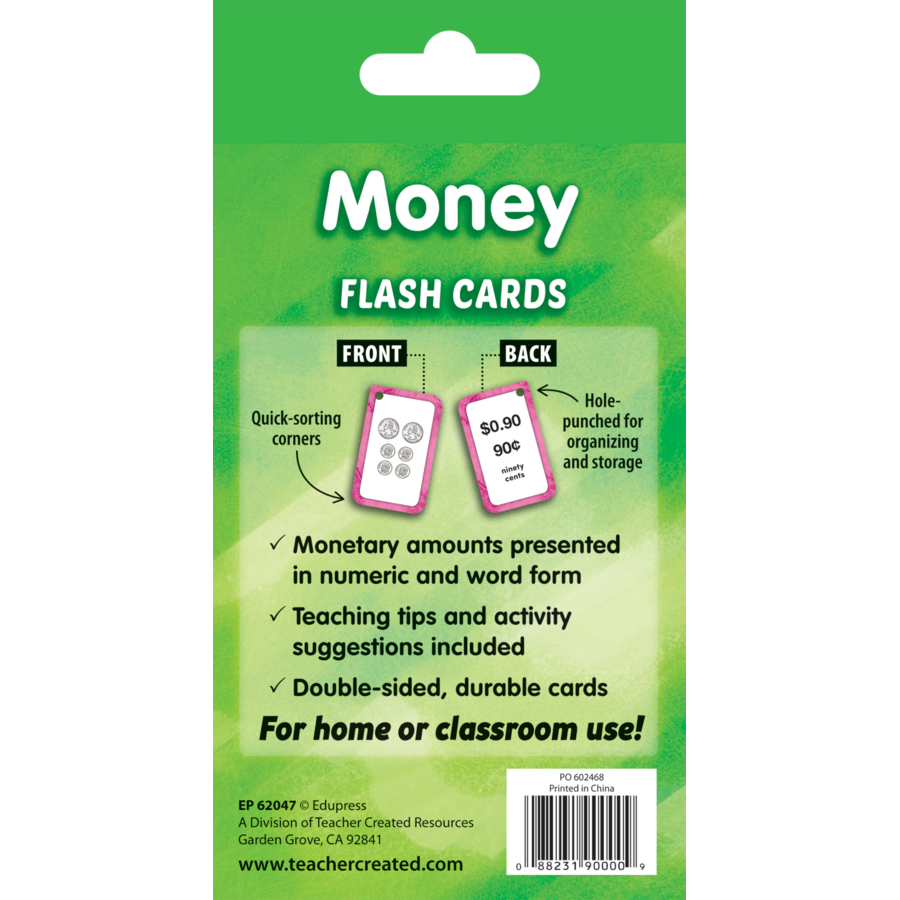 Money Flash Cards - TCR62047 | Teacher Created Resources