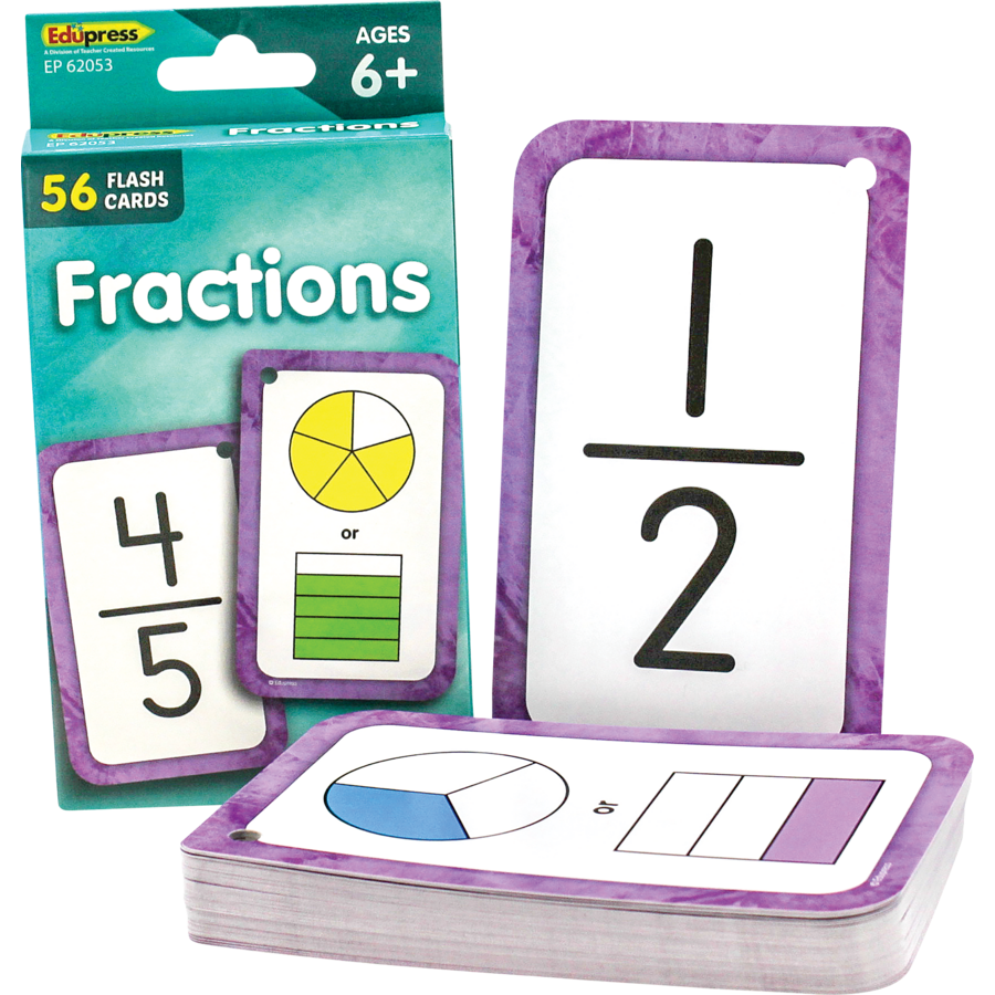 Fractions Flash Cards TCR62053 Teacher Created Resources