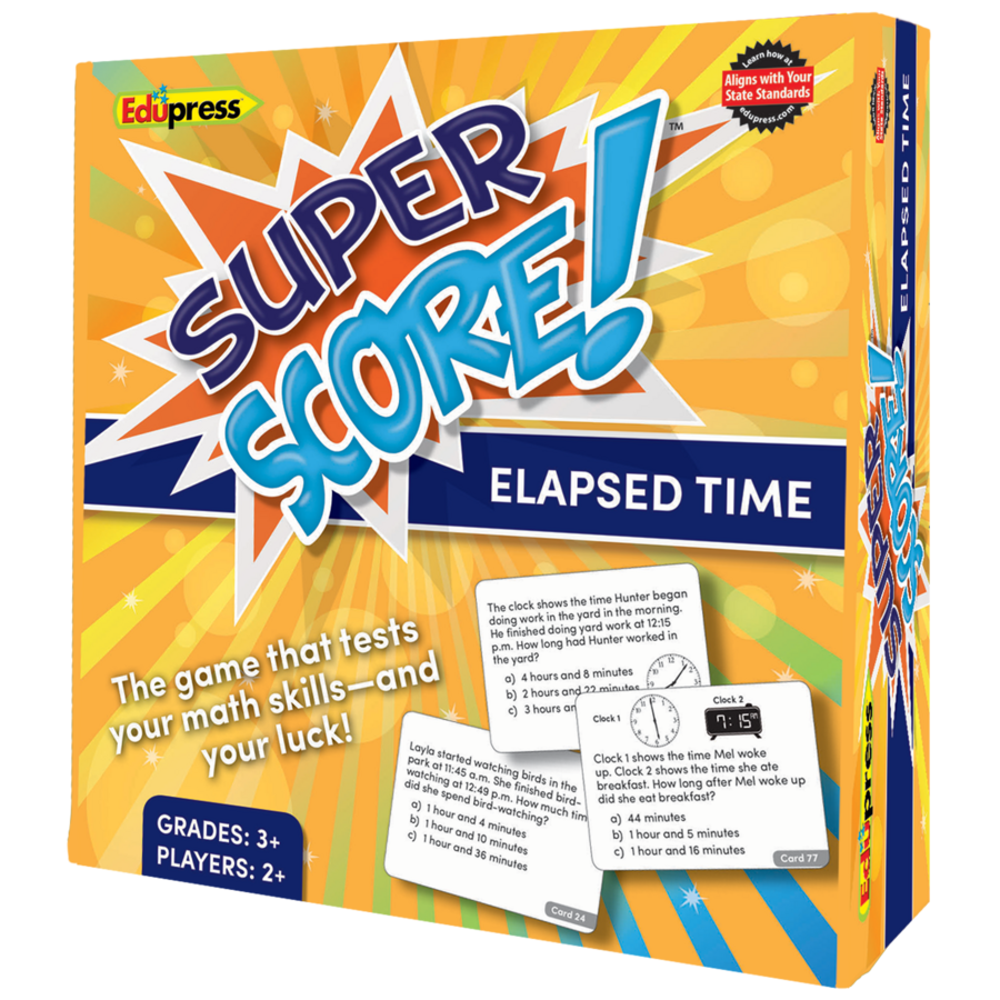 Super Score Game Elapsed Time Grades 3+ - TCR62082 | Teacher Created ...