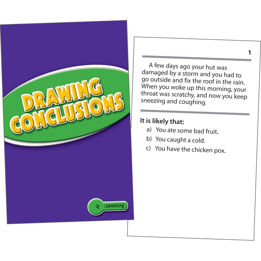 Drawing Conclusions Practice Cards Green Level TCR63417 Teacher