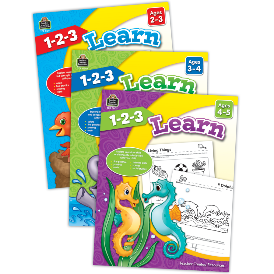 1-2-3 Learn Set - TCR6471 | Teacher Created Resources