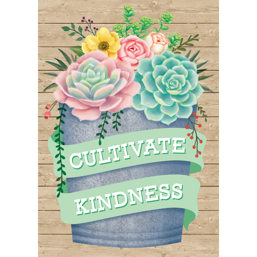 Cultivate Kindness Positive Poster - TCR7441 | Teacher Created ...