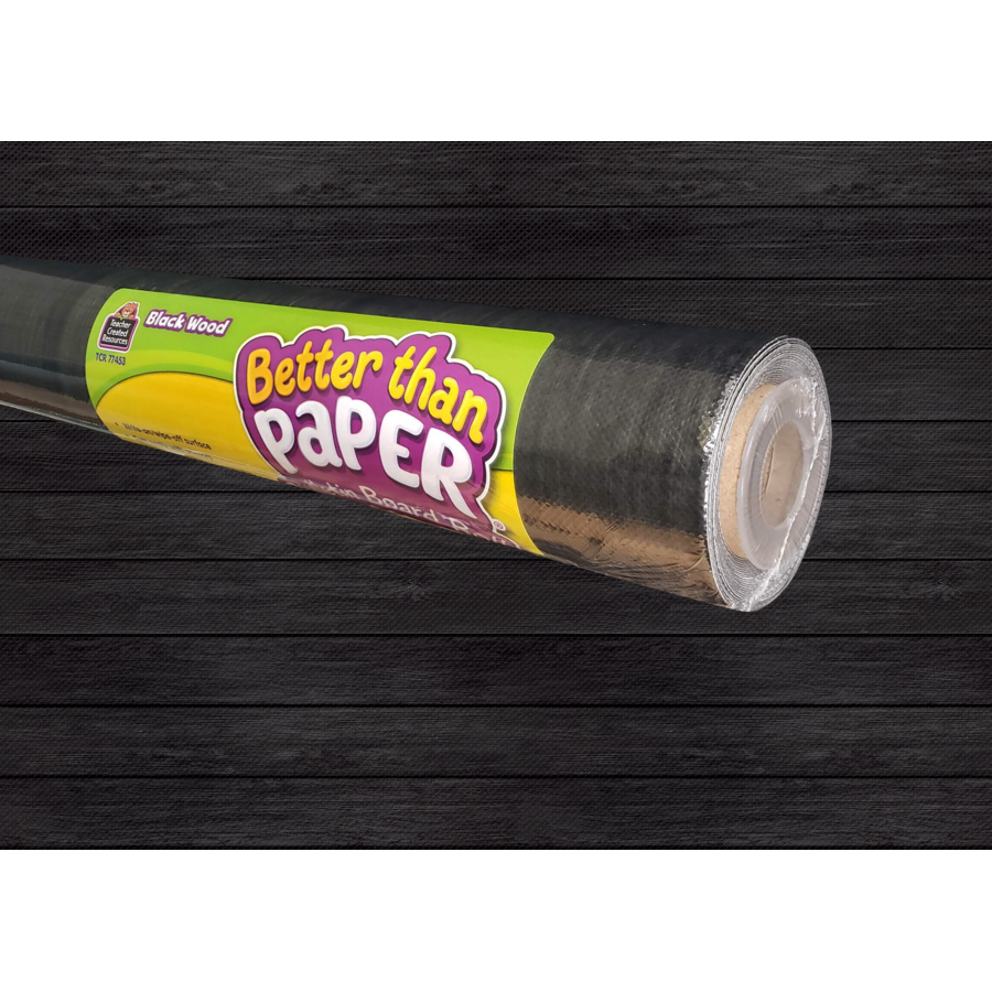 Black Wood Better Than Paper Bulletin Board Roll TCR77453 Teacher