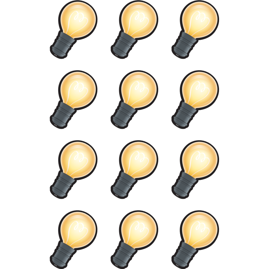 White Light Bulbs Accents
