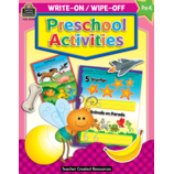 Preschool Activities Write-On Wipe-Off Book