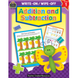 Addition and Subtraction Write-On Wipe-Off Book