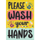 Please Wash Your Hands Positive Poster