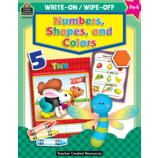 Numbers, Shapes and Colors Write-On Wipe-Off Book