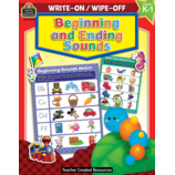 Write-On/Wipe-Off Book: Beginning and Ending Sounds
