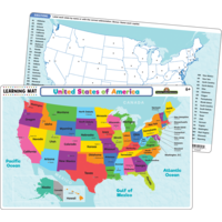 United States of America Map Learning Mat - TCR21019 | Teacher Created ...