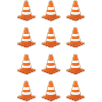 Under Construction Cones Mini Accents - TCR8746 | Teacher Created Resources