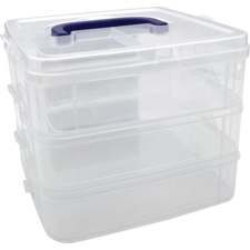 Clear Stackable Storage Containers