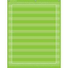 Lime Polka Dots 10 Pocket Chart