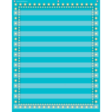 Light Blue Marquee 10 Pocket Chart