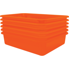 Orange Large Plastic Letter Tray  Pack